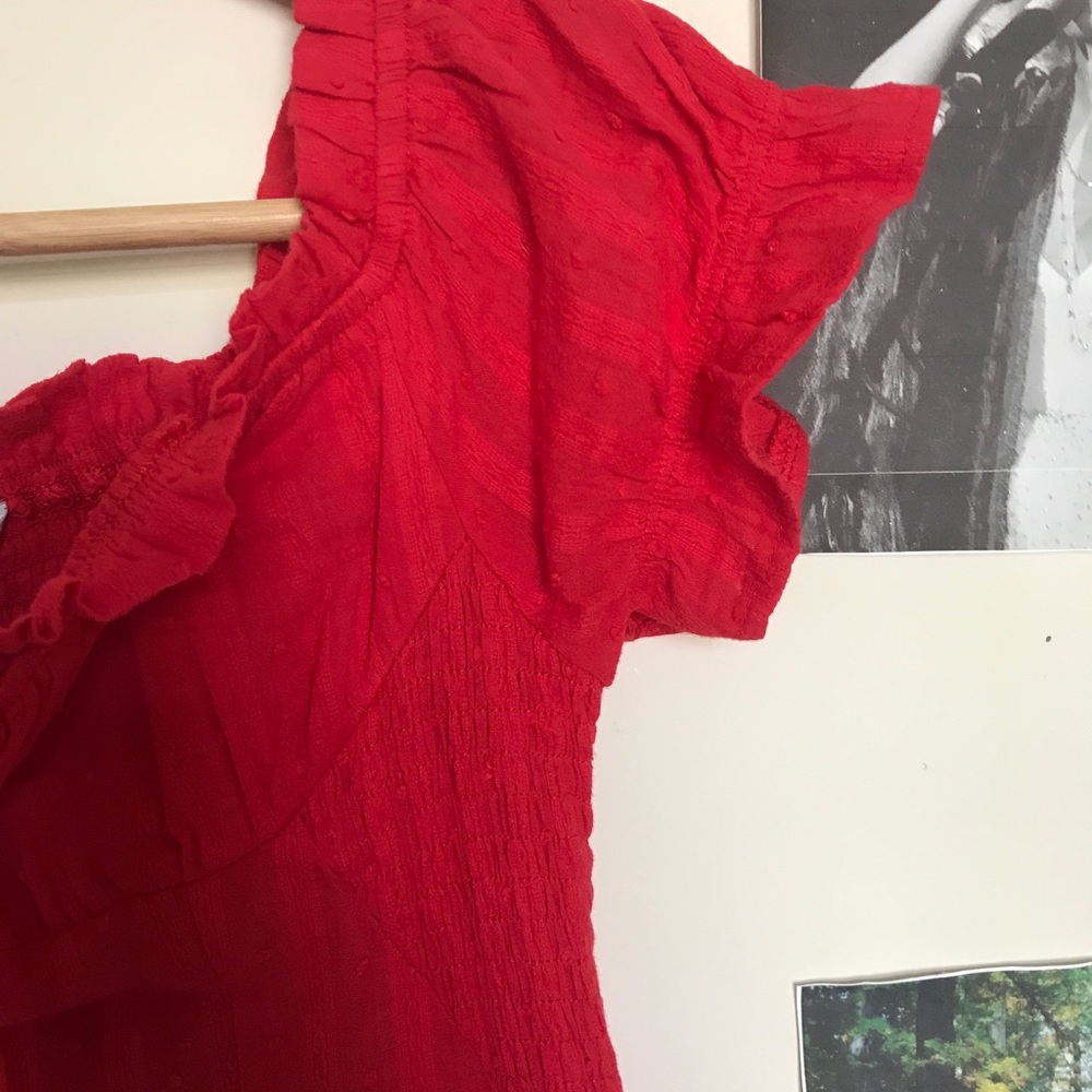 Red Mini Dress - Picture 6 of 10